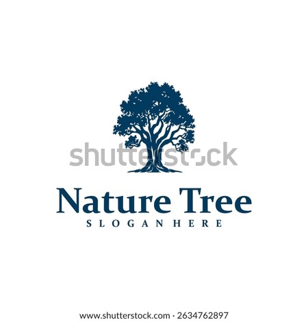 Oak Tree logo design concept vector. Oak Tree Logo Design Template. Creative Symbol. Icon