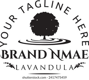 Oak tree logo, Oak tree Farm logo. property vector logo download for your company