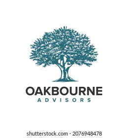 oak tree logo inspiration, wood, ecology