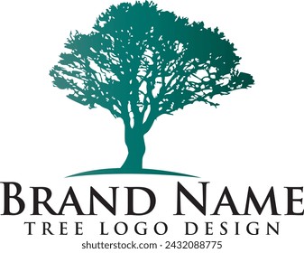 Logo de roble, logotipo de la propiedad, símbolo de madera de roble natural moderno. Descarga del logotipo del vector de la rama de la planta para su empresa