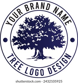 Logo de roble, logotipo de la propiedad, símbolo de madera de roble natural moderno. Descarga del logotipo del vector de la rama de la planta para su empresa