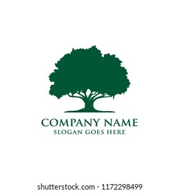 Oak Tree Logo Template Stock Vector (Royalty Free) 1172298499 ...