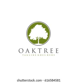 Oak Tree Logo Template Stock Vector (Royalty Free) 616584581 | Shutterstock