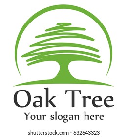 Oak Tree Logo Template