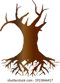 oak tree roots logo for greening organization