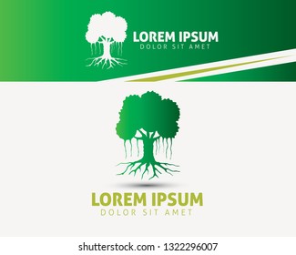 Oak Tree Vector Logo