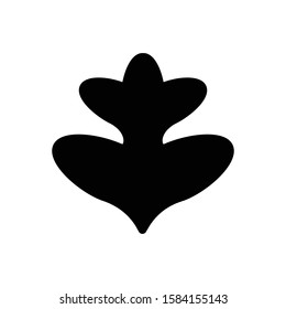 oak vector glyph flat icon 