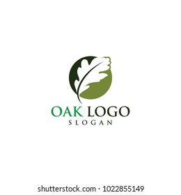 oak vector graphic abstract logo template download