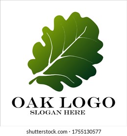 descarga de la plantilla de logotipo abstracto vectorial de roble