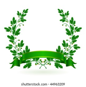 Oak Wreath, mesh