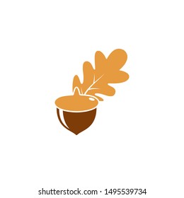 Oak.branch template vector illustration concept