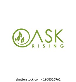 oaks leaf logo design inspiration
