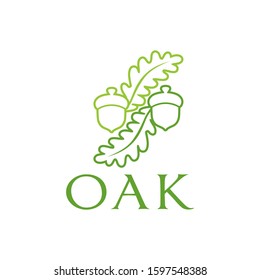 Oaktree Logo Template Vector Illustrator