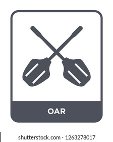 oar icon vector on white background, oar trendy filled icons from Camping collection, oar simple element illustration