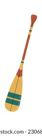 Oar for rowing sport Vector Illustration