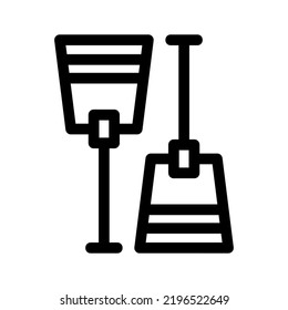 oars icon or logo isolated sign symbol vector illustration - high quality black style vector icons
