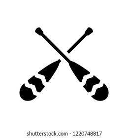 Oars icon. Trendy Oars logo concept on white background from Nautical collection. Suitable for use on web apps, mobile apps and print media.