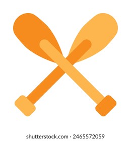Oars  Vector Flat Icon design