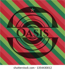 Oasis christmas emblem.