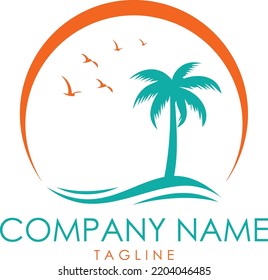 Oasis Spa logo design vector