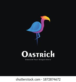 oastrich logo full color vector