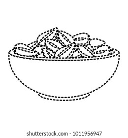Oat flakes bowl