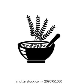 oat icon, oat vector sign symbol