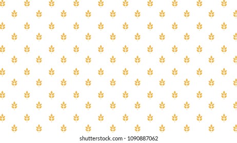 Oat pattern vector. free space for text. wallpaper. background.