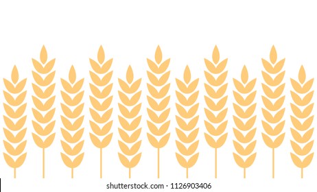 Oat pattern vector. free space for text. wallpaper. background. label.