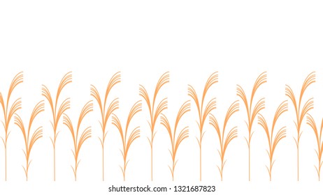 Oat pattern vector. symbol. rice symbol. free space for text. copy space.
