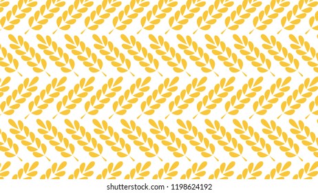 Oat pattern vector. wallpaper. background.