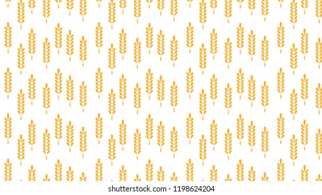 Oat pattern vector. wallpaper. background.