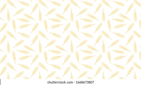 Oat pattern wallpaper. 