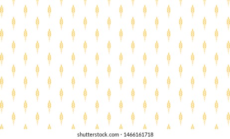 Oat pattern wallpaper. oat symbol pattern. background. free space for text.