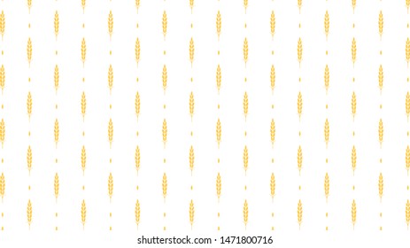 Oat pattern wallpaper. oat symbol. free space for text. copy space.
