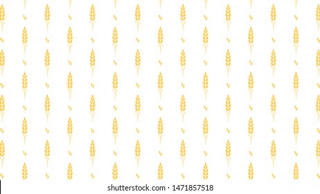 Oat pattern wallpaper. oat symbol. free space for text. copy space.