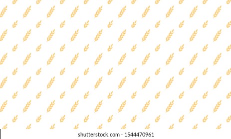 Oat pattern wallpaper. oat symbol. free space for text. rice sign. Rice pattern wallpaper.