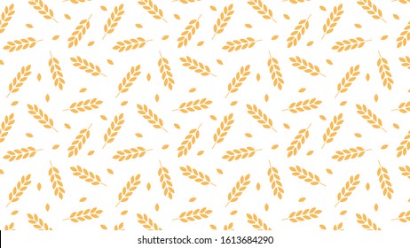 Oat pattern wallpaper. oat symbol. free space for text. rice sign. Rice pattern wallpaper.