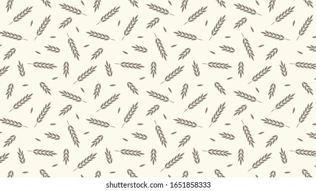 Oat pattern wallpaper. oat symbol. free space for text. rice sign. Rice pattern wallpaper.