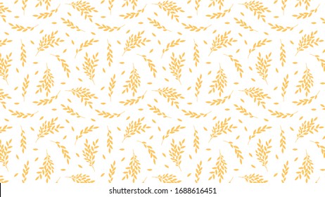 Oat pattern wallpaper. oat symbol. free space for text. rice sign. Rice pattern wallpaper.