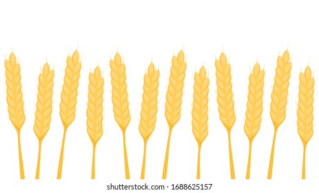 Oat pattern wallpaper. oat symbol. free space for text.