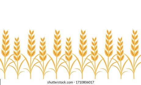 Oat pattern wallpaper. oat symbol. free space for text. rice sign. Rice pattern wallpaper.