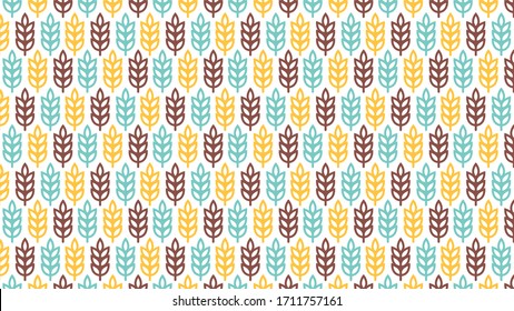 Oat pattern wallpaper. oat symbol. free space for text. rice sign. Rice pattern wallpaper.