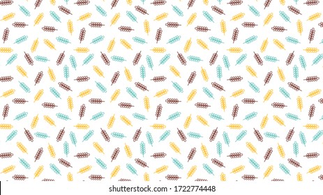 Oat pattern wallpaper. oat symbol. free space for text. rice sign. Rice pattern wallpaper.