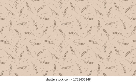 Oat pattern wallpaper. oat symbol. free space for text. rice sign. Rice pattern wallpaper.
