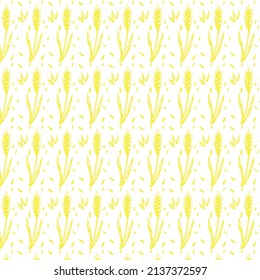 Oat pattern wallpaper. oat symbol. free space for text. rice sign. Rice pattern wallpaper.