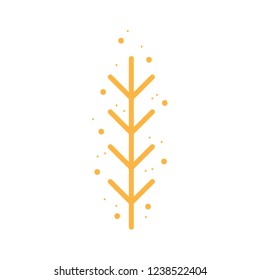 Oat symbol. logo design.