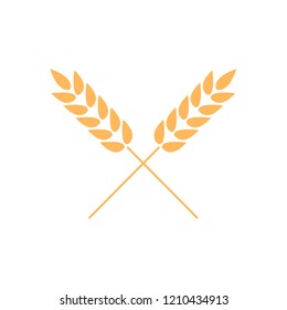oat symbol vector. logo design.