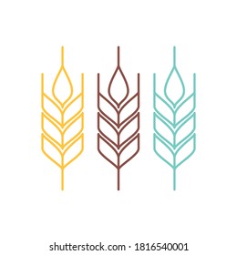 Oat symbol vector. sign. logo design. wallpaper.