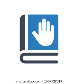 Oath Honesty Book Vector Icon